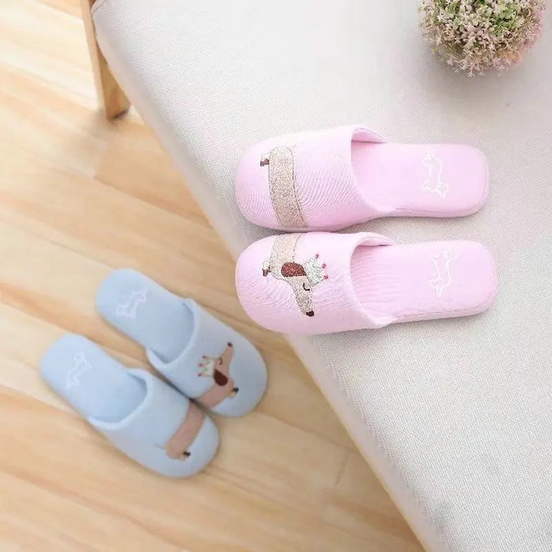 Dachshund Female Slippers