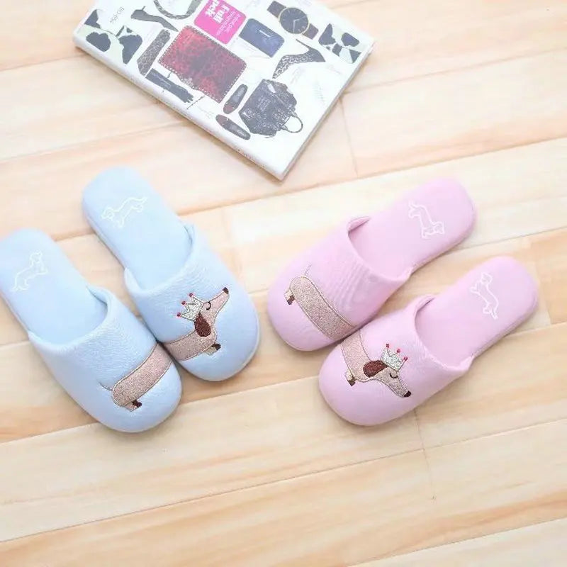 Dachshund Female Slippers