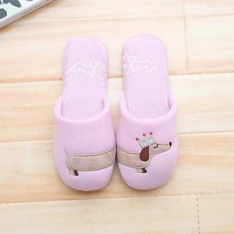 Dachshund Female Slippers