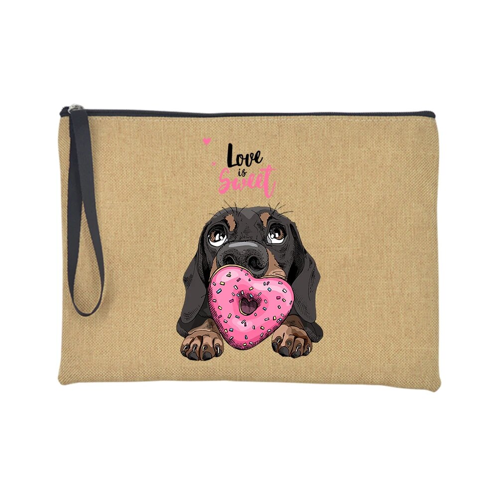 Dachshund Makeup Bag