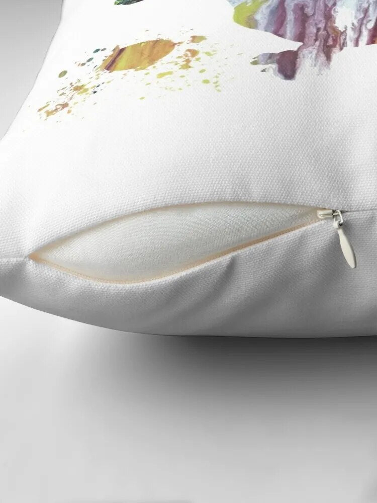 Dachshund art Throw Pillow Cover