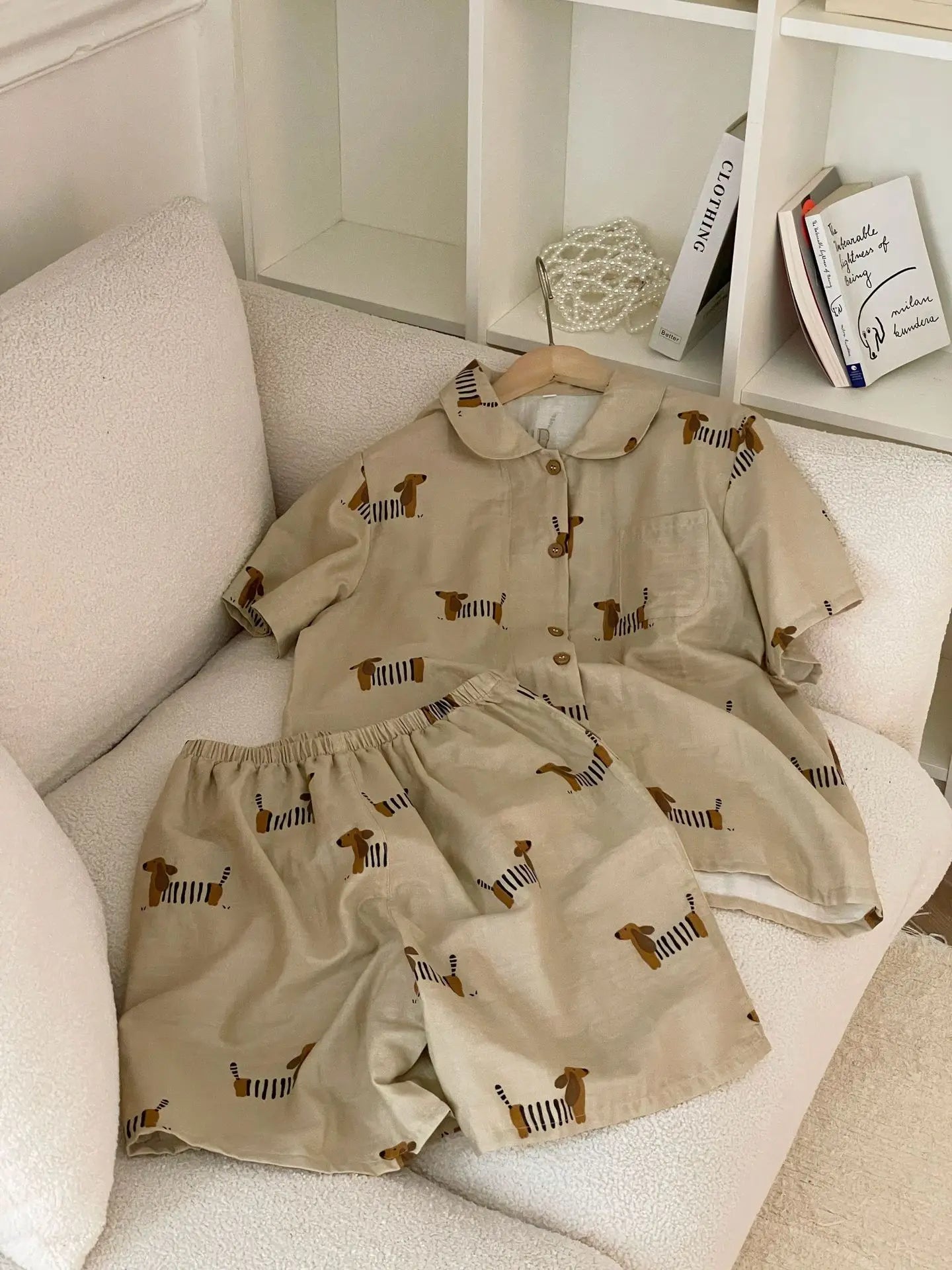 100% Cotton Women's Dachshund Print Pyjamas