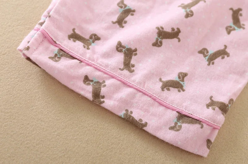 Ladies Dachshund Pyjamas Set
