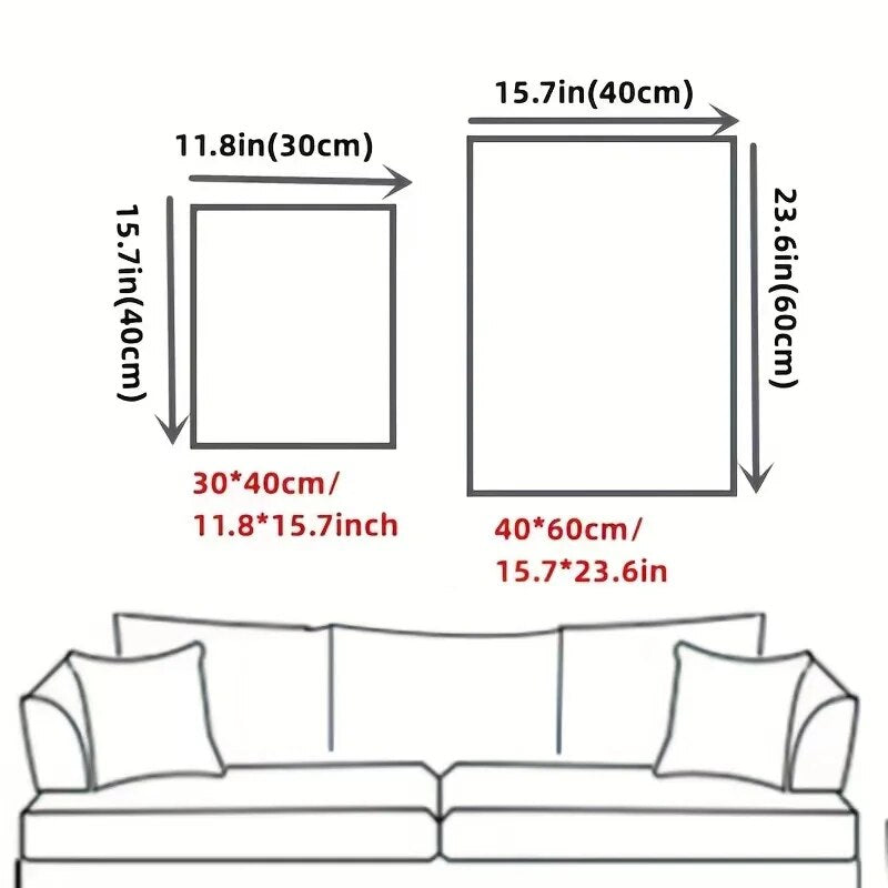 2pcs Black Dachshund Unframed Prints