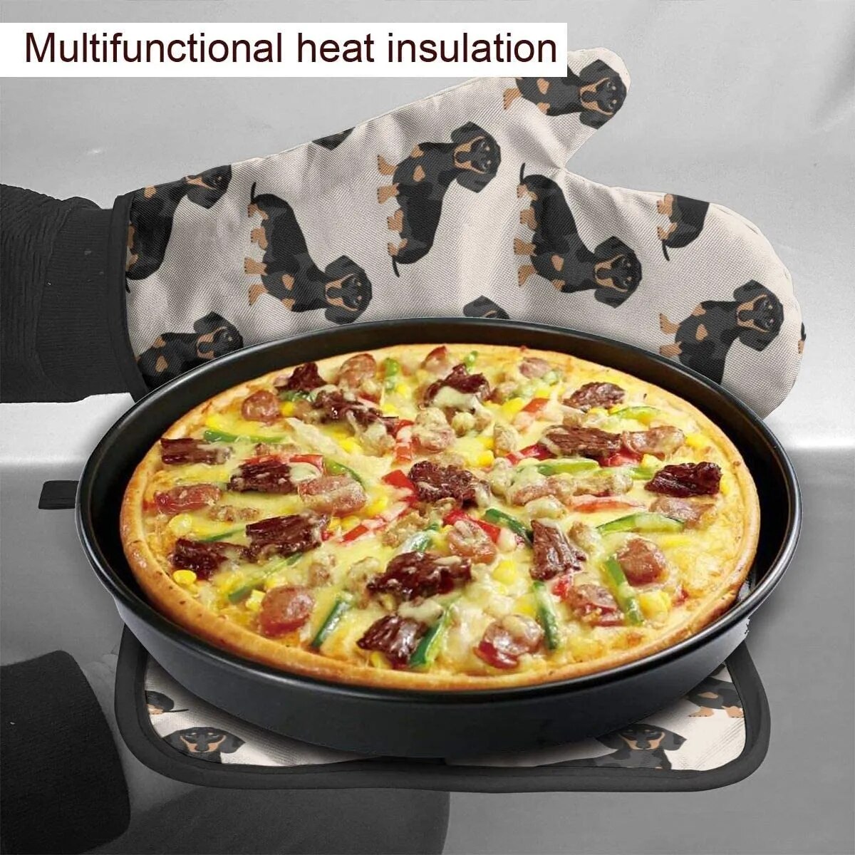 Dachshund Oven Glove