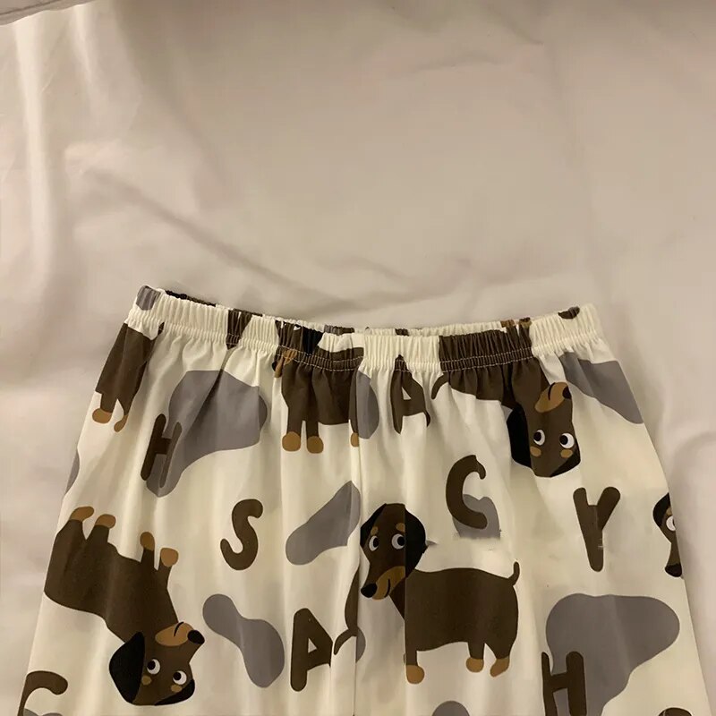 Dachshund Women's Pyjamas Set Top and Trousers
