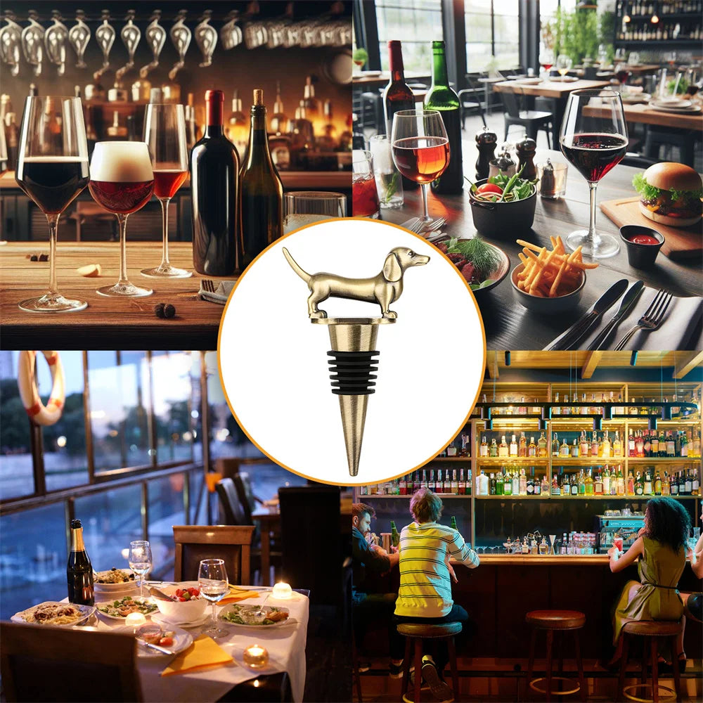 Dachshund Dog Wine Bottle Stopper