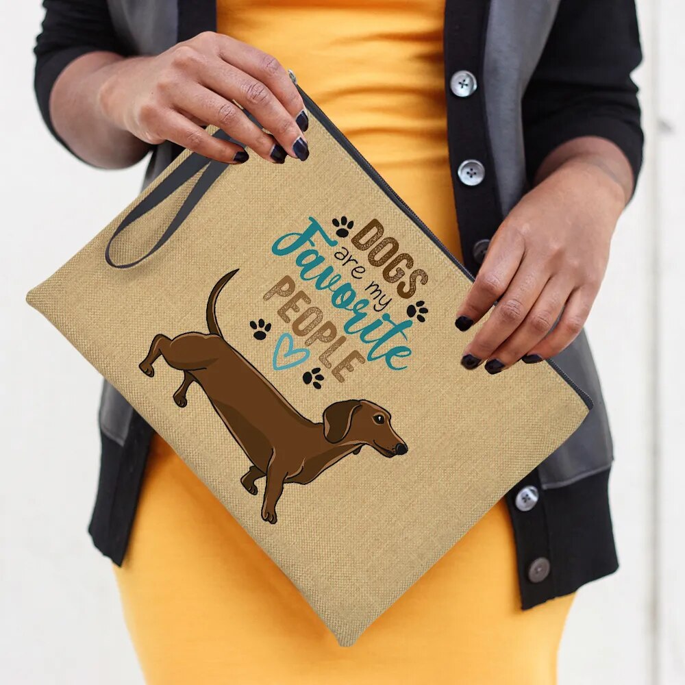Dachshund Makeup Bag