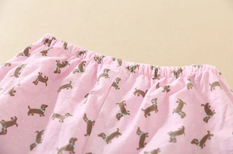 Ladies Dachshund Pyjamas Set