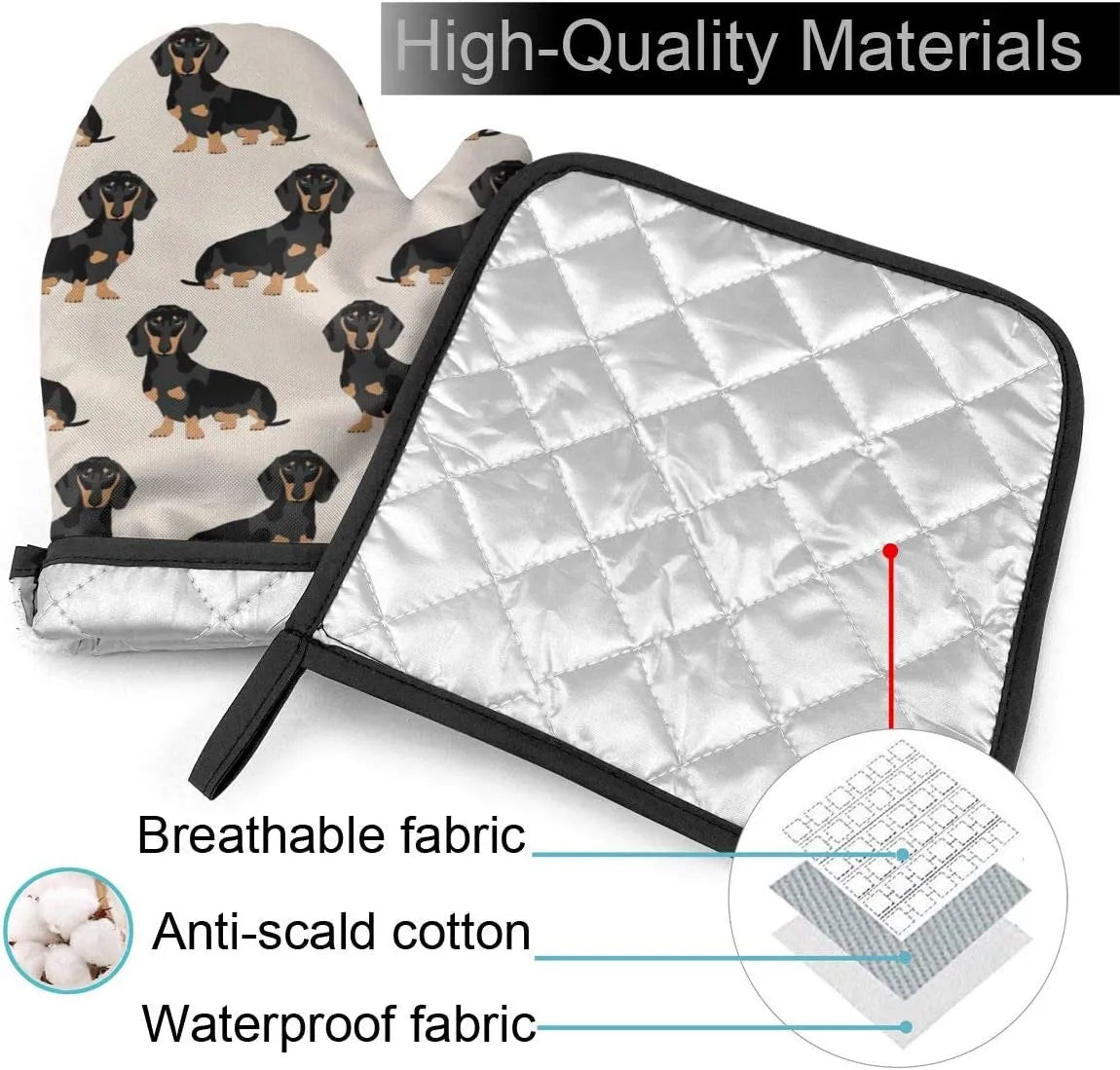 Dachshund Oven Glove