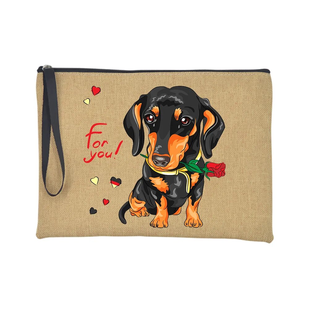 Dachshund Makeup Bag
