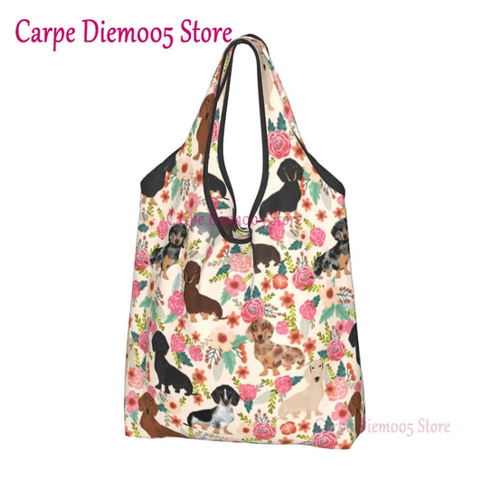 Dachshund Tote Shopping Bag