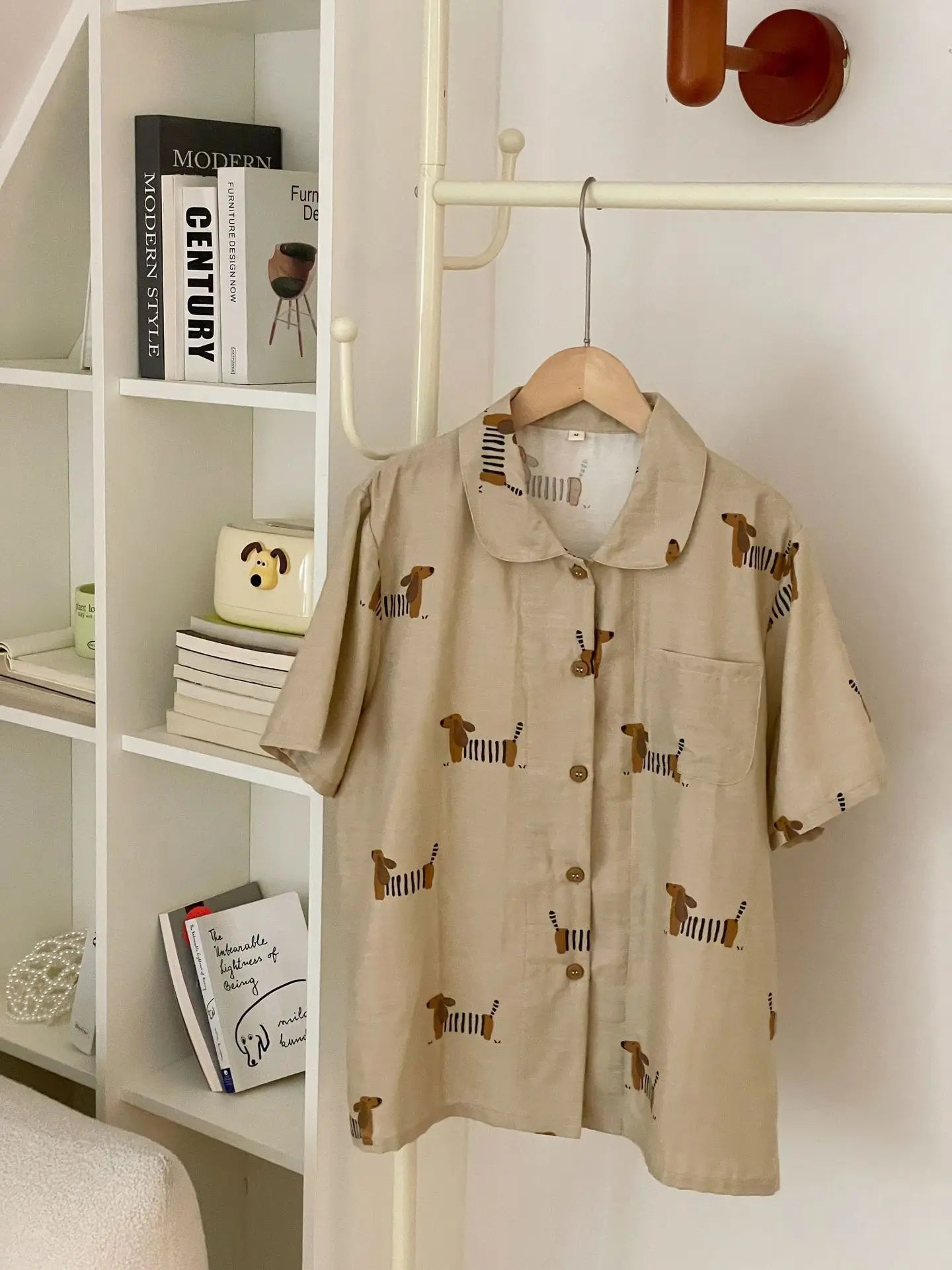 100% Cotton Women's Dachshund Print Pyjamas