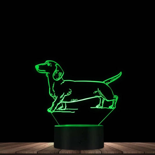 Dachshund 3D Light