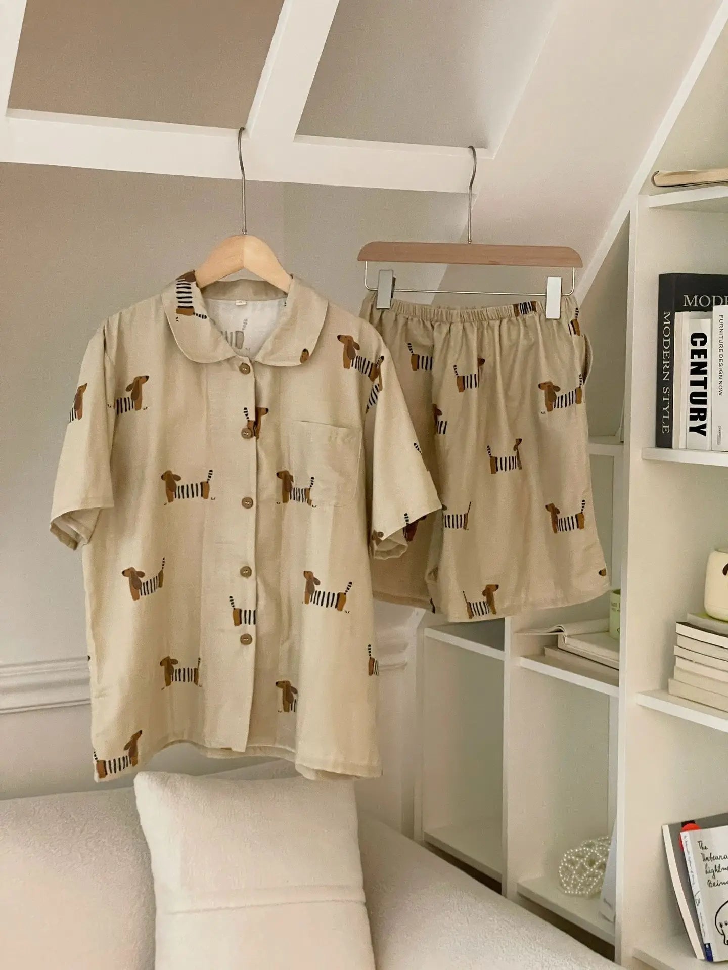 Dachshund print pyjamas hotsell
