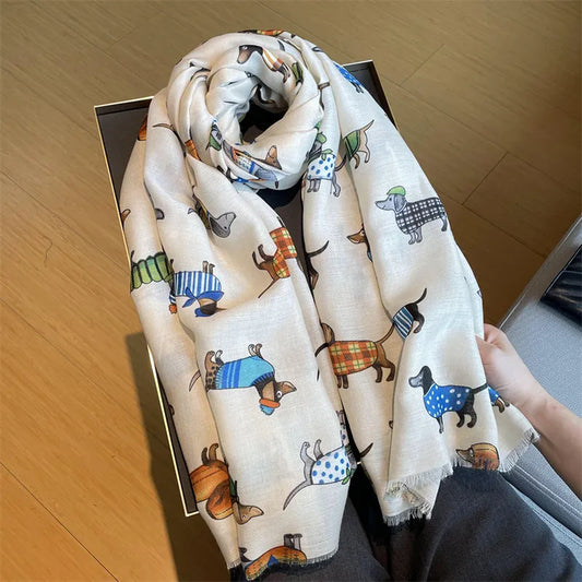 Dachshund Ladies Scarf