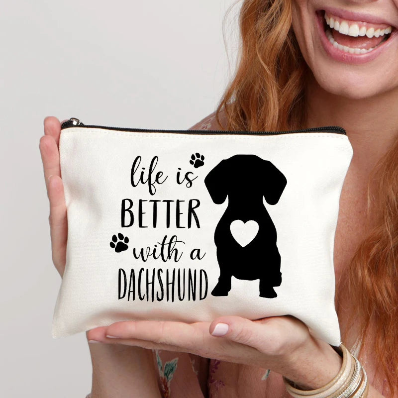 Dachshund Makeup Bag