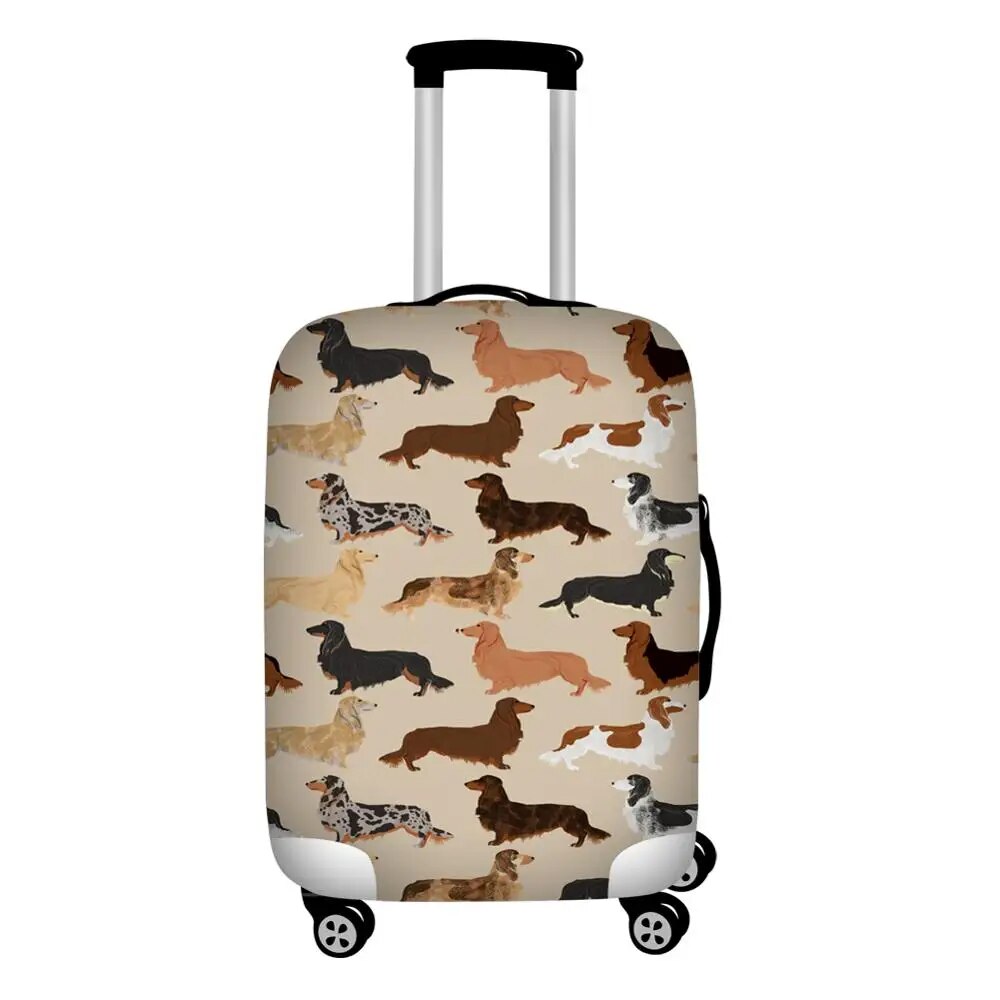 Washable Sausage Dog Suitcase Cover – Sausage Swagger