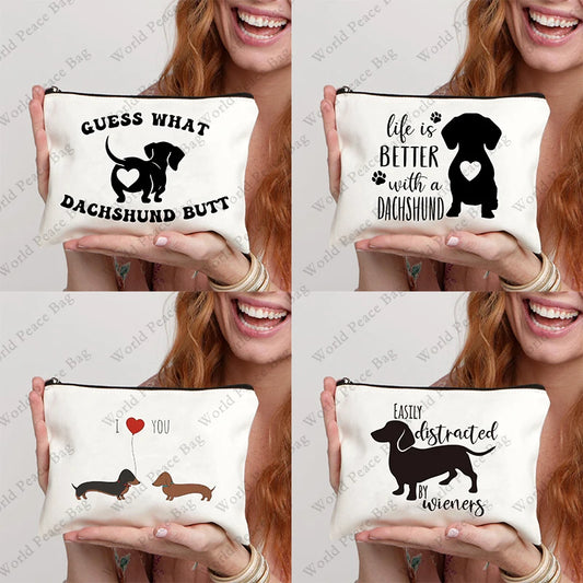 Dachshund Makeup Bag