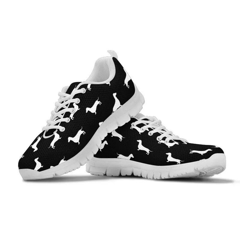 Dachshund Dog Print Women Sneakers Woman Flats Slip On Shoes Casual Shoes Tenis Feminino Walking Female Jogging Running Shoes