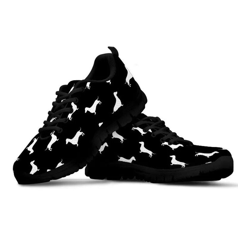 Dachshund Dog Print Women Sneakers Woman Flats Slip On Shoes Casual Shoes Tenis Feminino Walking Female Jogging Running Shoes