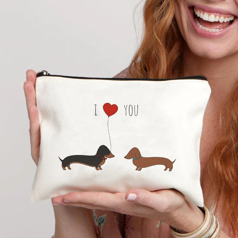 Dachshund Makeup Bag